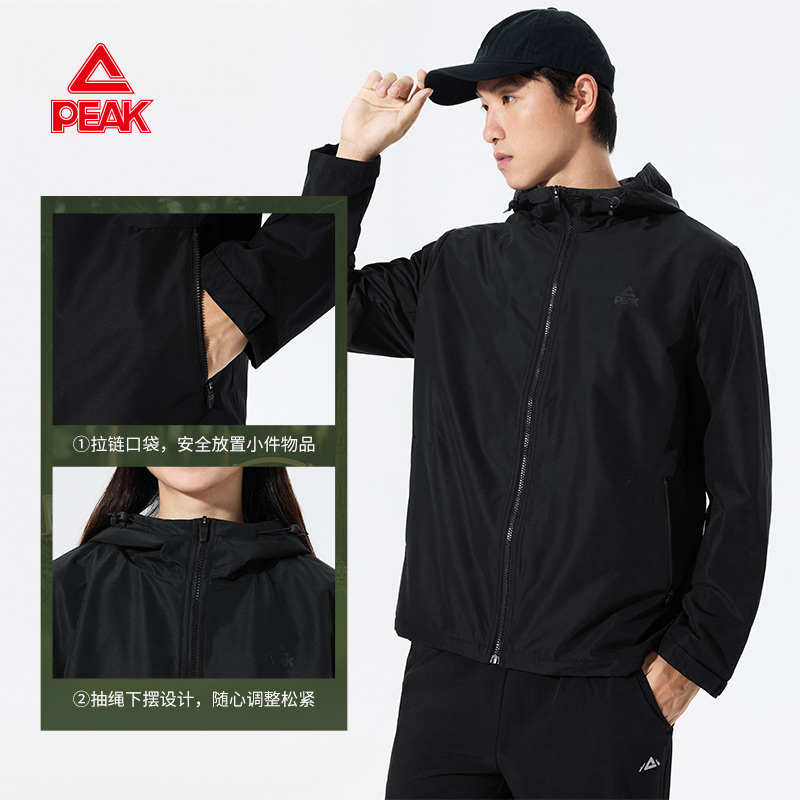 匹克驭峰甲男女同款摇粒绒风衣
