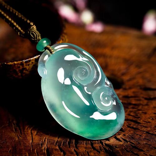 卡卡翡翠玉挂件平安扣