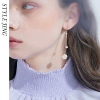 Длинные серьги с кисточками, стиль, серебро 925 пробы, в стиле Шанель