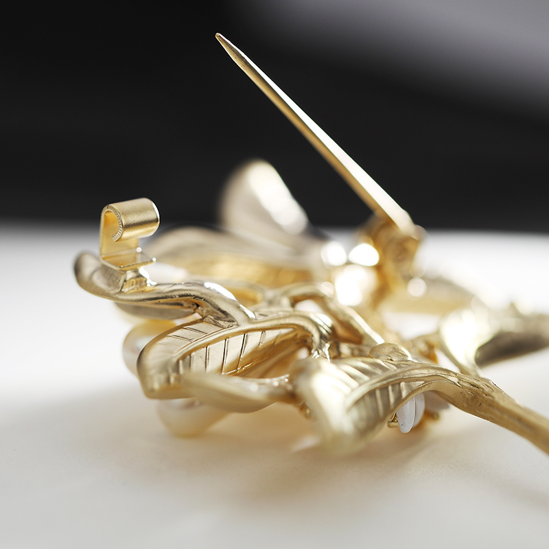 Broche femme STYLEJING en Nacre - Ref 1171970 Image 4