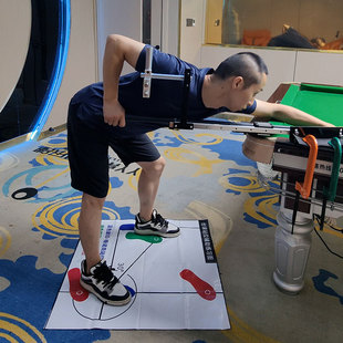 台球练球神器出杆训练后手直标准姿势发力五分点出杆不直准度提升