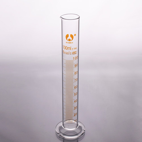 100毫升ML玻璃量筒实验用盐度计酒精计配套用具实验量具量杯