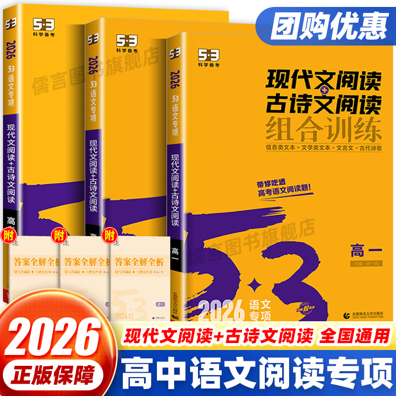 53高中语文专项训练全国通用