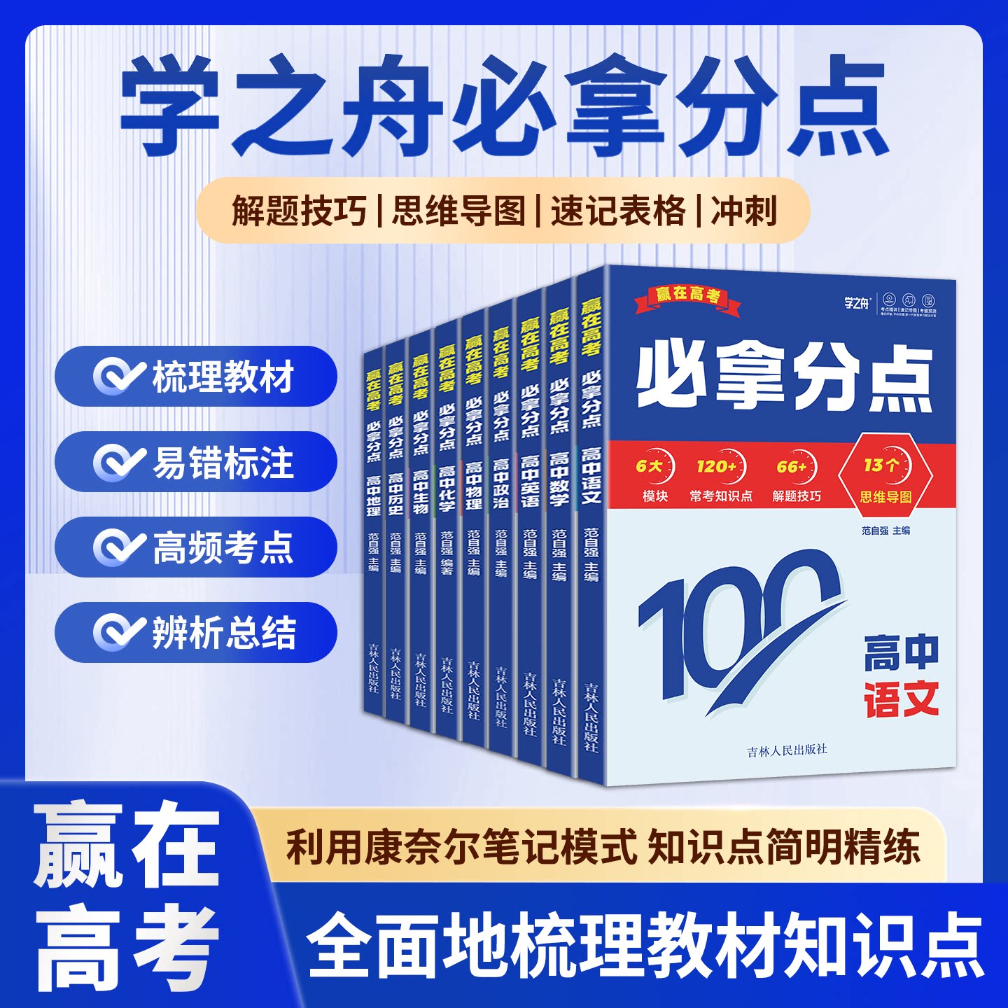 2027版学之舟赢在高考必拿分点高考真题语文数学英语物理生物化学政治历史地理高考考点专项训练前沿必刷题练习初三中考总复习资料