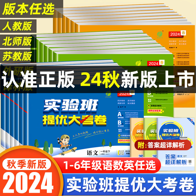 团购优惠】24秋实验班提优大考卷