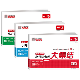 2026一本小升初考卷大集结冲刺新卷语文数学英语小学毕业升学总复习资料专项强化训练必刷题人教版模拟真题小升初真卷六年级下册