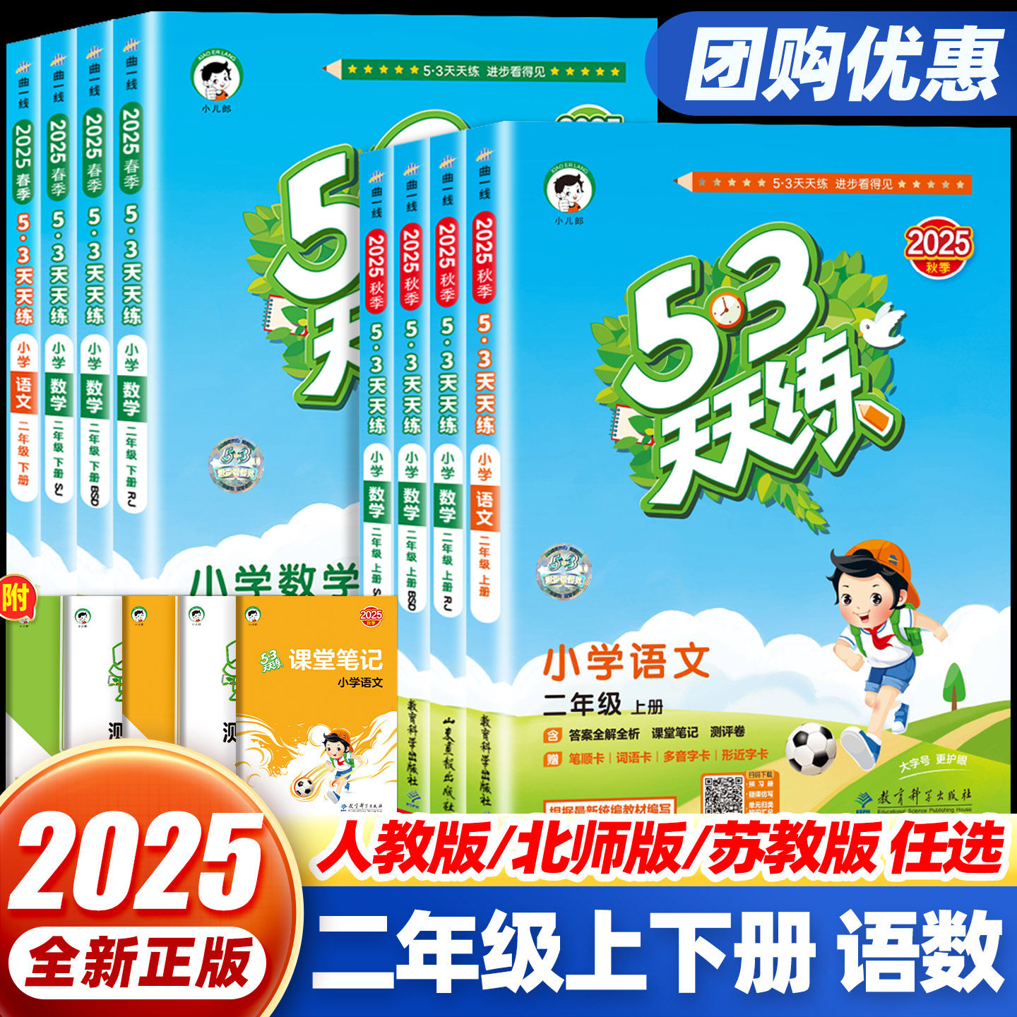 53天天练二年级上册+下册