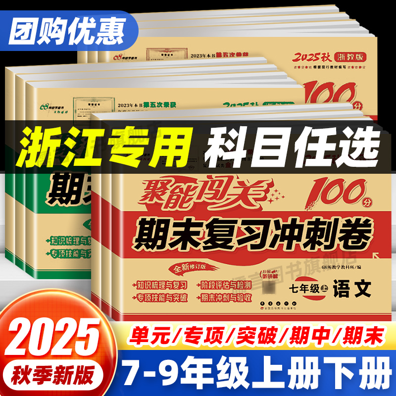 浙江专用聚能闯关期末复习100分