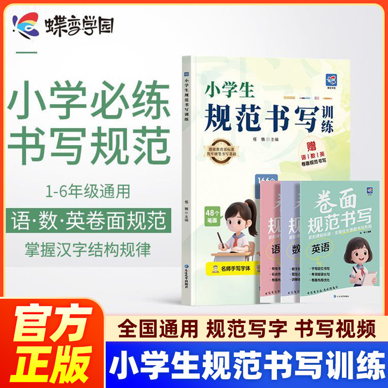小学生规范书写训练含教学视频