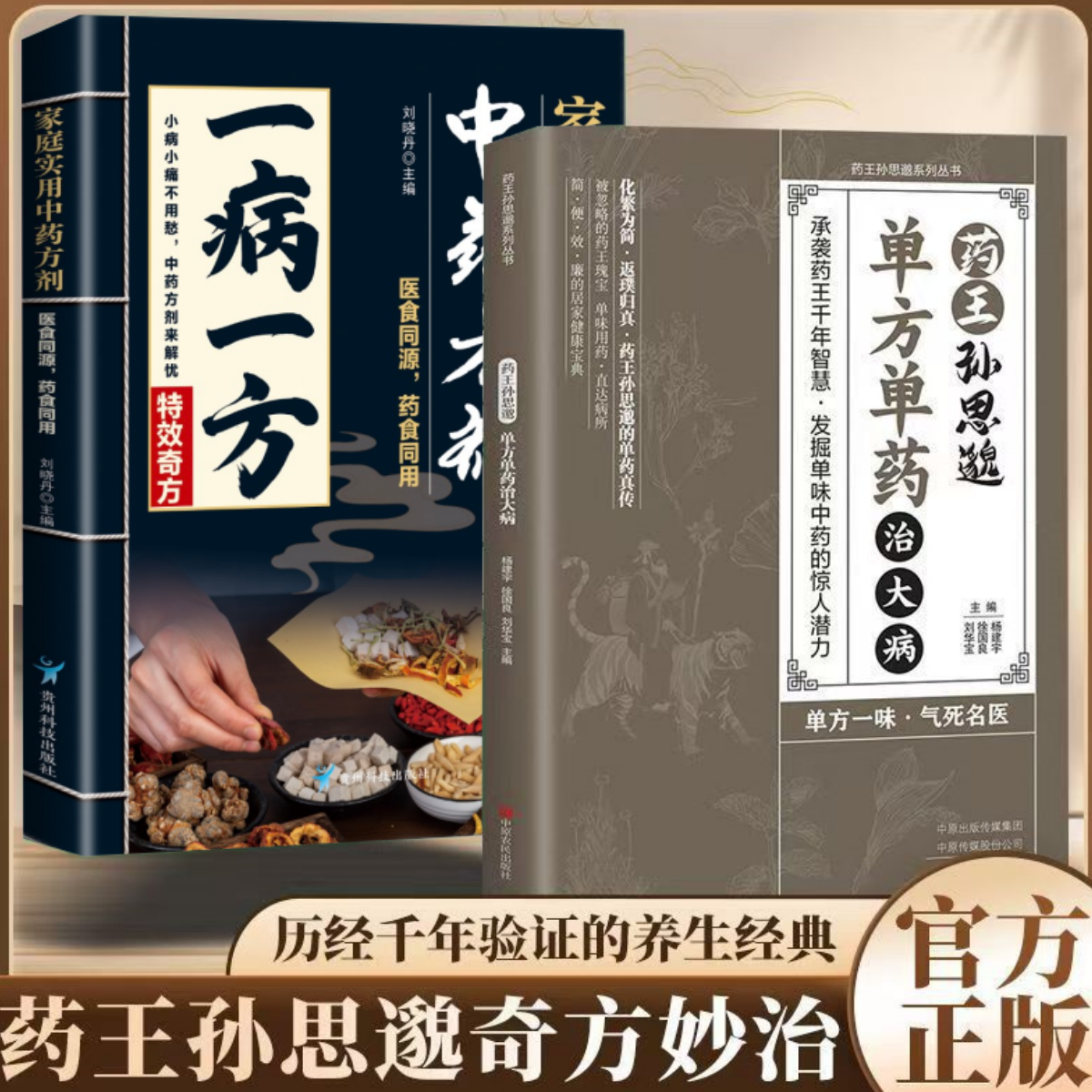 抖音同款 一味愈疾 药王孙思邈单方单药治大病一病一方民间偏方秘方奇效方大全中医养生智慧传承书籍