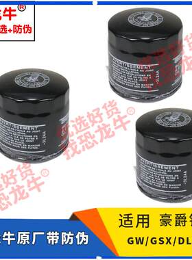 恐龙牛原厂带防伪适用豪爵铃木GW250 GSX250 DL250机油滤芯机滤