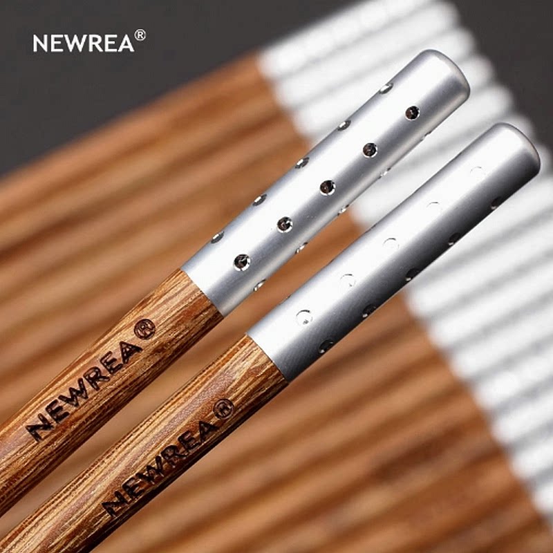 NEWREA新锐鸡翅木筷子家用筷子
