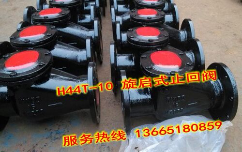 H44T-10 /16铸铁旋启式止回阀 单向阀 法兰止回阀DN40 DN50 DN250
