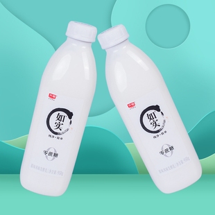 大瓶经典 1桶0蔗糖风味发酵乳家庭装 口味 光明如实酸奶原味950g