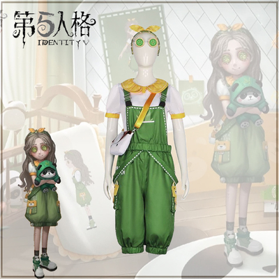 第五人格cos服求生者小女孩滚滚伙伴园丁熊猫可爱风二次元cosplay