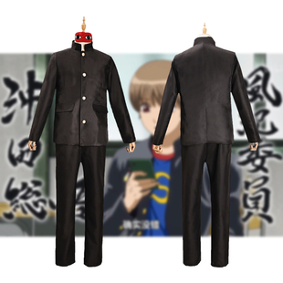 银魂cos服 3年Z班银八老师志村新八冲田总悟真选组 二次元cosplay