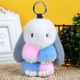 真獭兔毛正版 死兔毛绒挂饰小兔兔子包包挂件汽车钥匙扣公仔饰品 装