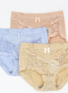 美思内衣文胸FA0180 0181配中腰平角舒适提臀性感抗菌女内裤D0180