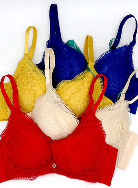 美思诗婷内衣新款小胸聚拢性感上托中厚红色本命年女文胸FA5769