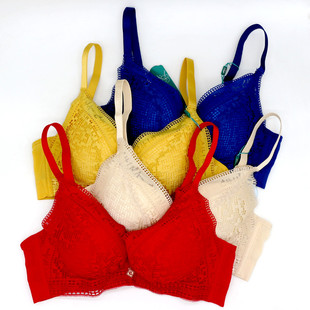 美思诗婷内衣新款 小胸聚拢性感上托中厚红色本命年女文胸FA5769