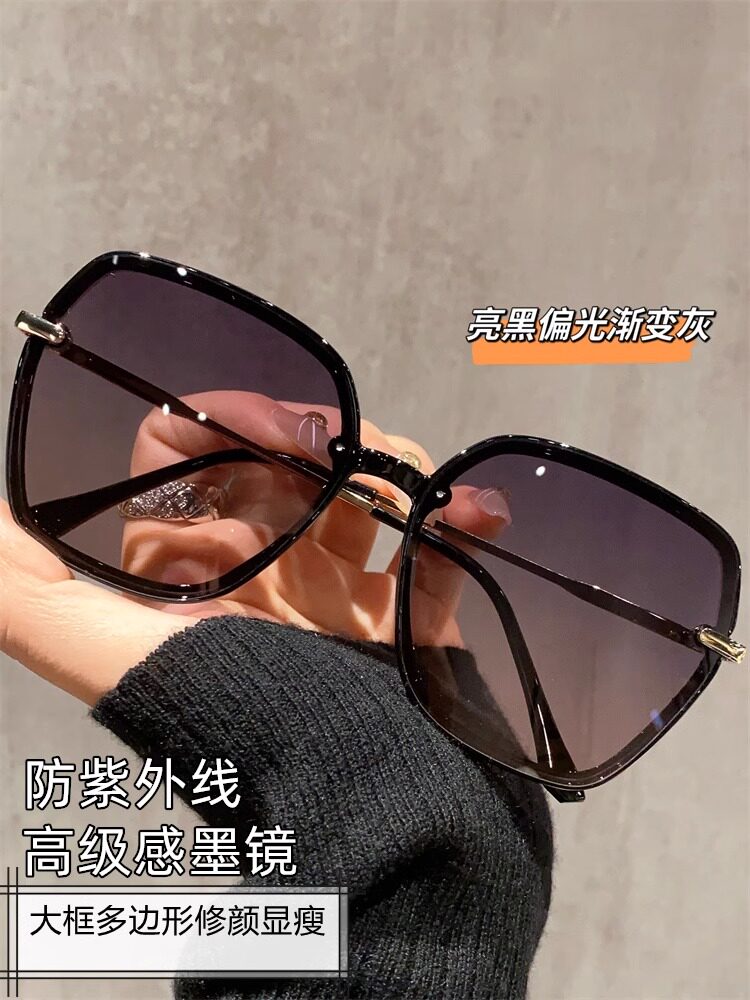 韩国GENUE MOSNT大框方圆脸显脸小墨镜防紫外线防晒偏光太阳眼镜