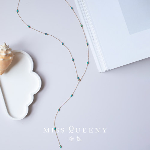 MissQueeny18k金欧泊树叶长链