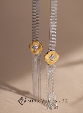 MissQueeny其微|三生有杏·银杏流苏飘带项链气质唯美优雅