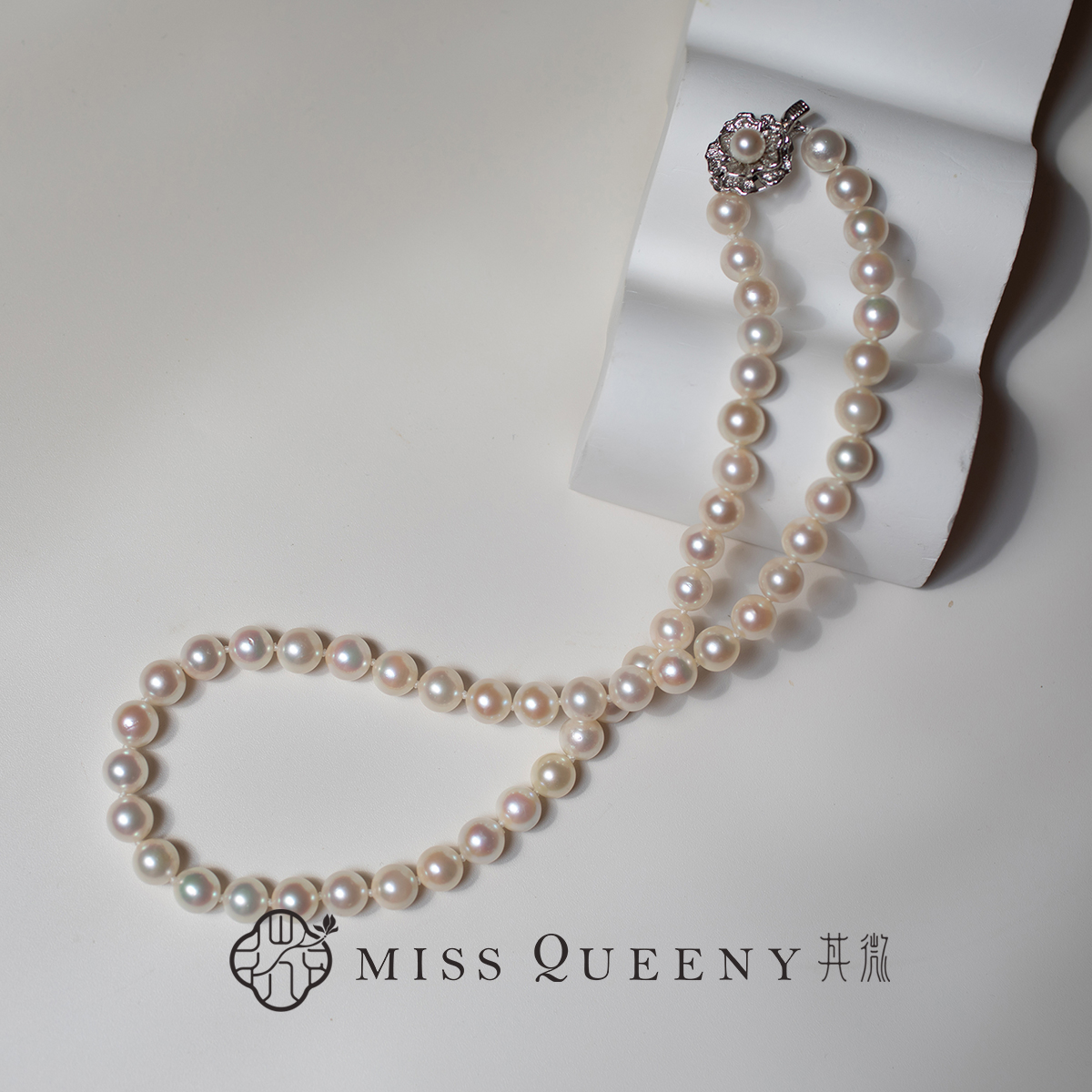 纯银MissQueeny其微珍珠项链