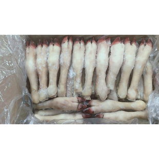 新鲜冷冻带筋净羊蹄19斤中号整箱羊脚羊爪羊蹄子烧烤卤味饭店专用