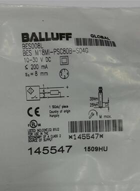 议价 BALLUFF巴鲁夫BESOO8L BES M18MI-PSC80B-S04G