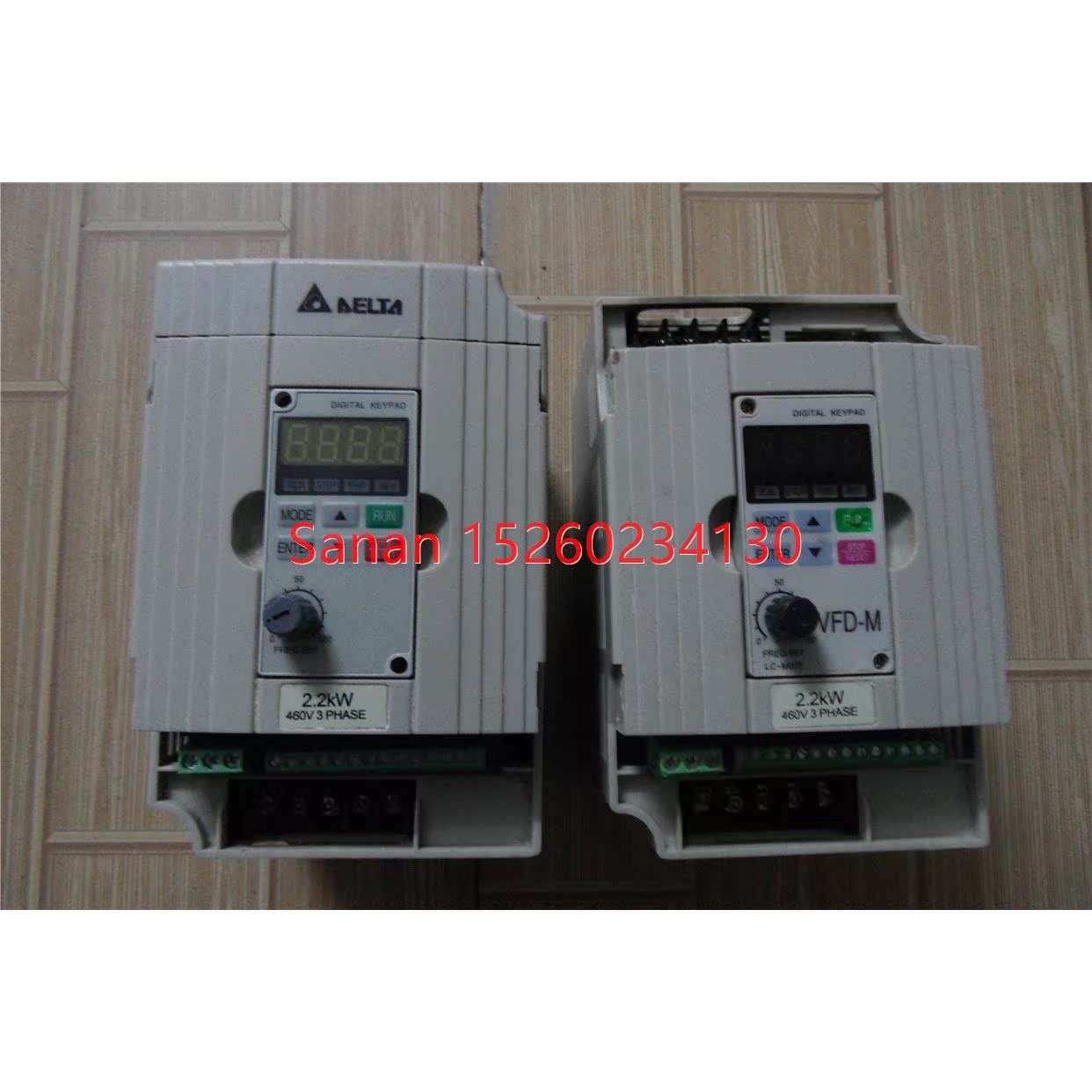 议价台达VFD022M43B 220/380V 2.2KW 两种电压都