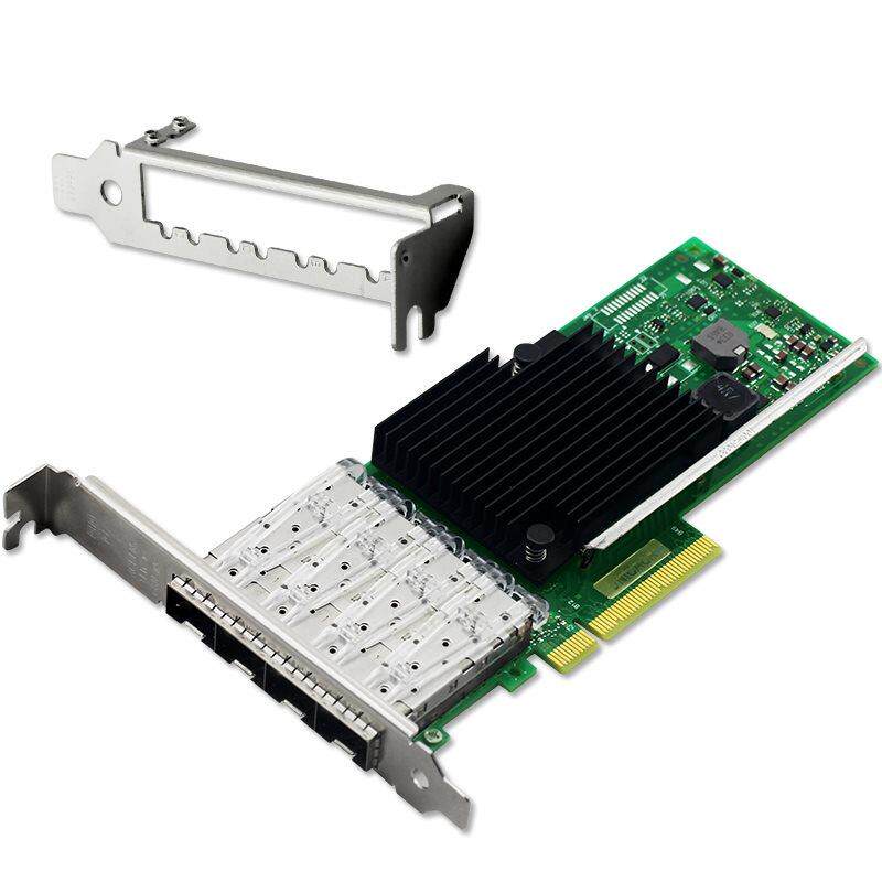 议价芯片 X710DA4 四口SFP+ 4口 万兆网卡 光口 光纤网卡