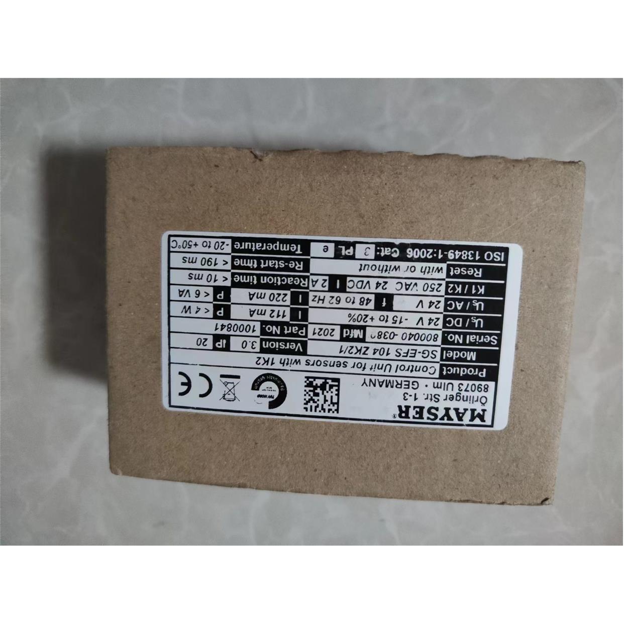 议价SG-EFS104ZK2/1MAYSER安全继电器SG-EFS 104 ZK2/1