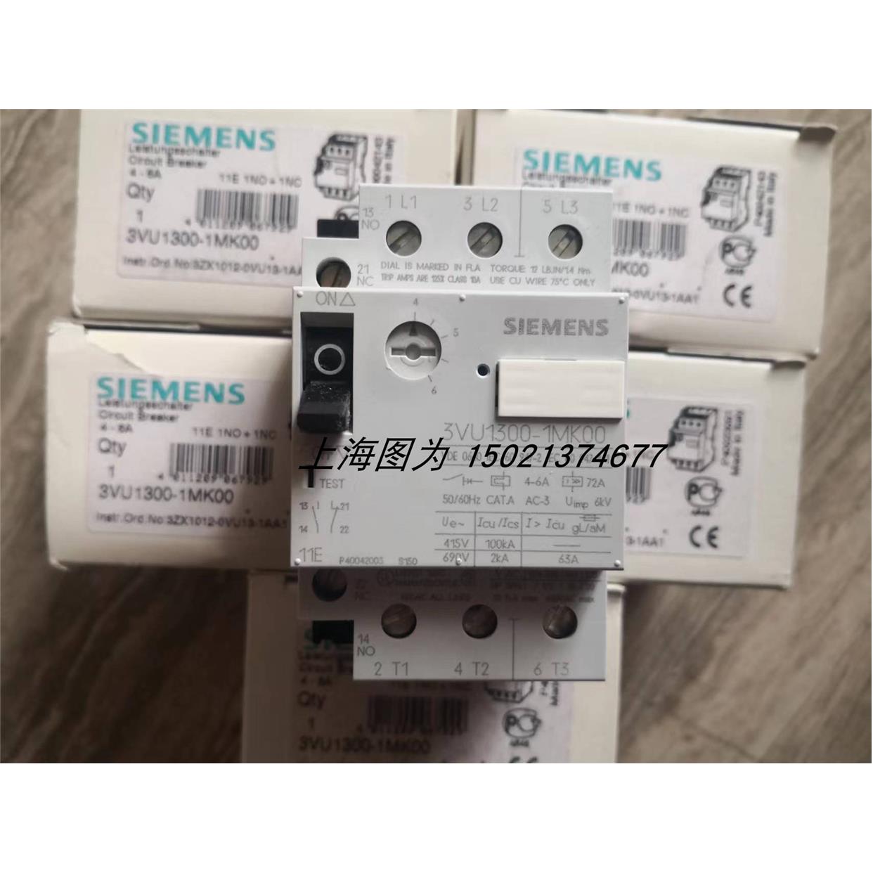 议价Siemens断路器3VU1300-1MK00德4-6A