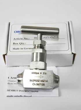 议价CHRISTIAN BOLLIN仪表阀B62PGSZ14SZ14对接焊14MM