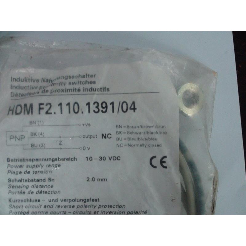 议价宝盟接近开关HDM F2.110.1391-04钱面