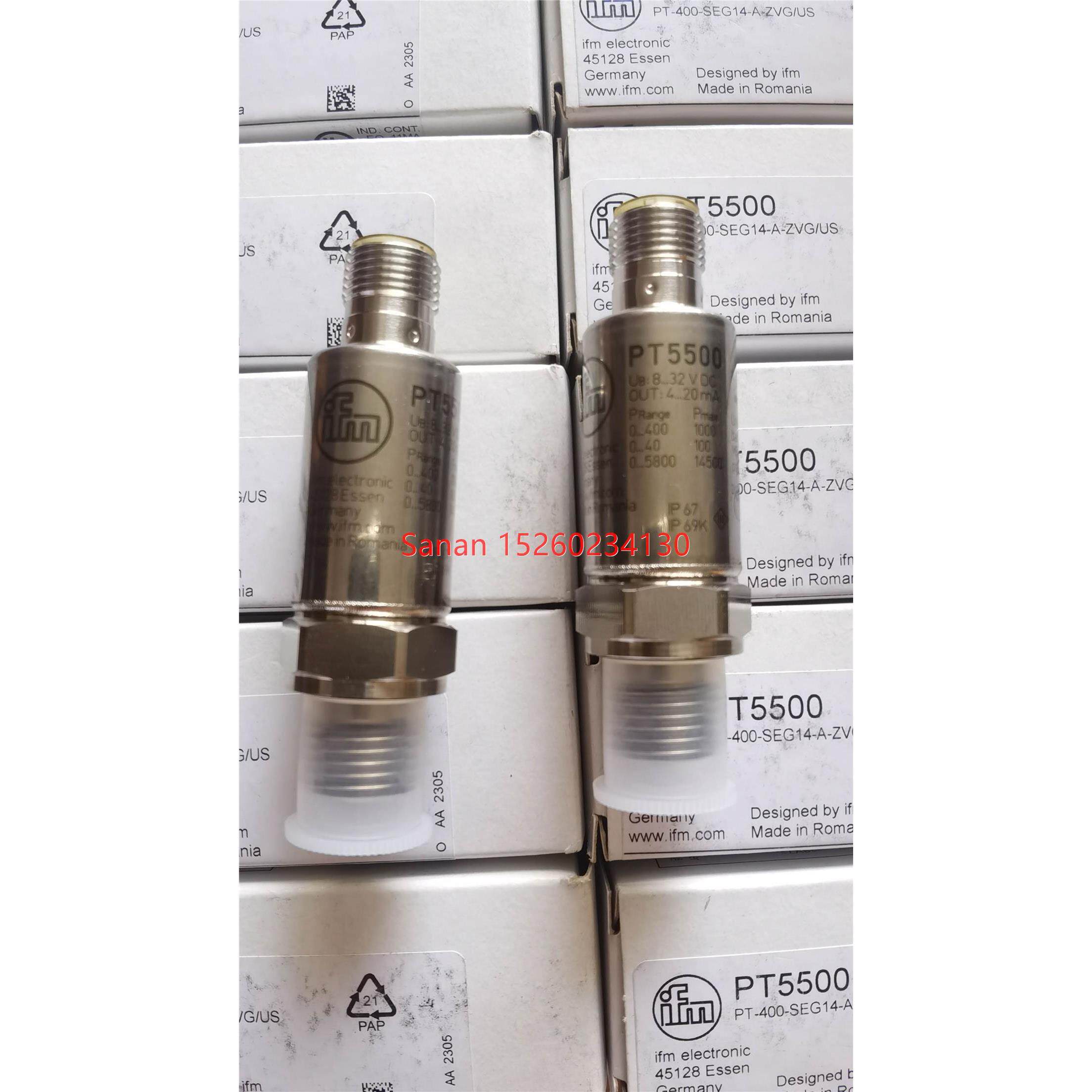 议价易福门IFM压力传器PT3550 PT5500 0-400Bar 4-20mA输