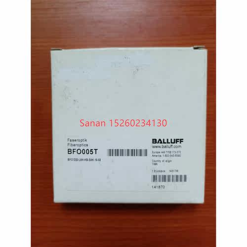 议价 巴鲁夫 BFO005T 光纤 BFO D22-LAH-KB-EAK-10-02