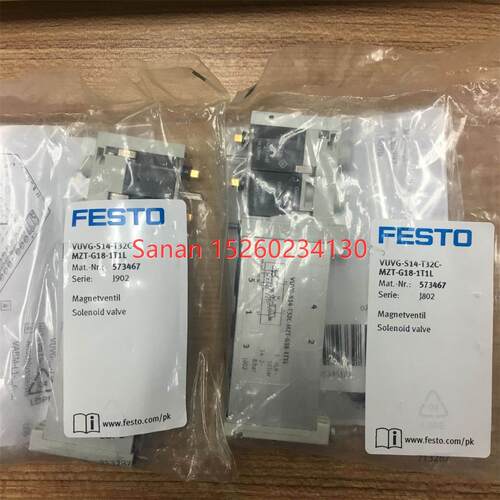 议价FESTO电磁阀VUVG-S14-T32C-MZT-G18-1T1L 573467