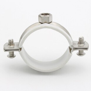 5304吊卡不锈钢管码110抱箍75吊码灯笼管卡PVC管金属卡道子0管箍