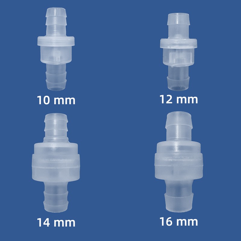 塑止单向阀空调止回阀逆止料阀防回流阀门10mm12mm14mm6m1mPP塑料