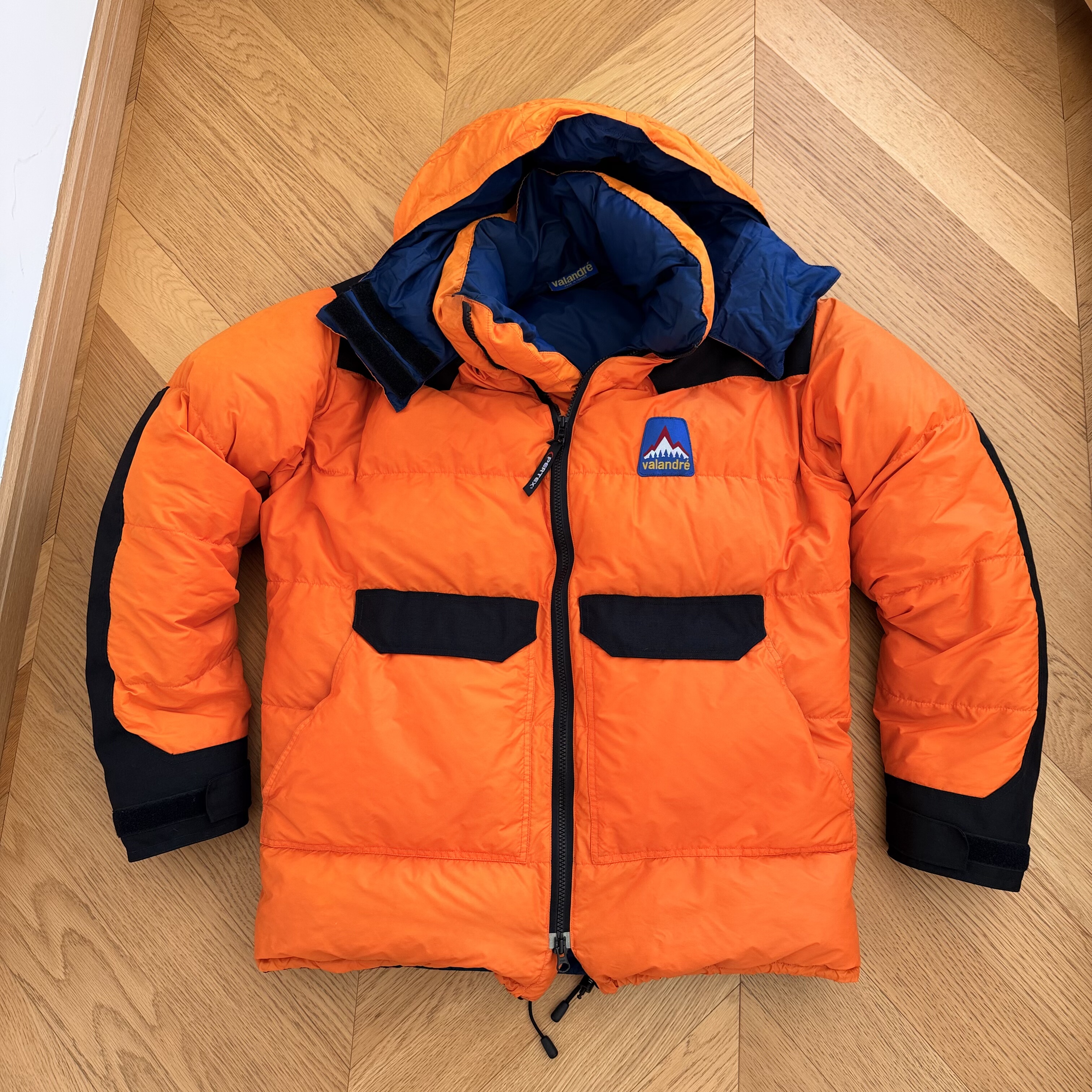 VALANDRE早期绝版白令海极地登山户外专业羽绒服鹅绒服