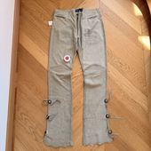 休闲裤 RL早期老款 西部羊皮绒面革复古牛仔皮裤