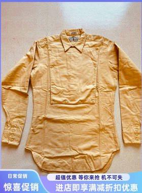 RL早期RRL复古polowestern西部围领衬衫牛仔衬衣