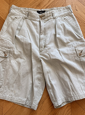 RRL早期90年代三星标老款户外运动登山工装短裤休闲裤