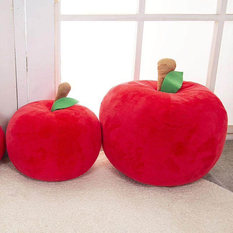 苹果玩偶毛绒玩具抱枕公仔