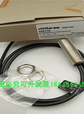接近开关传感器IG6118三线PNP常开IGK3008BBPKG/0,47M/PH/DT04-3P