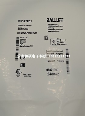 BES004M接近开关BES M12MG-PSC80F-BV02三线PNP常开传感器全新