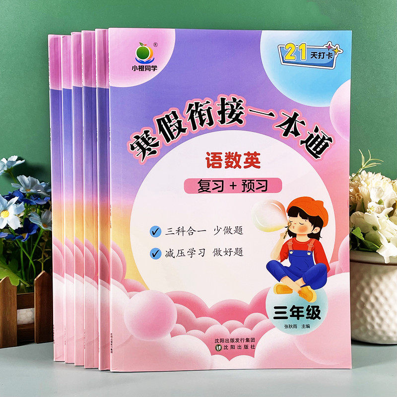 小学1-6年级寒假作业期末练习册