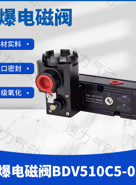 隔爆电磁阀BDV510C5-024气动阀门板式隔爆阀ExiaIICT6二位三/五通